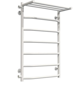 Сушка для рушників водяна Deffi Трапеція з полицею П7 500х800 бічне ліве підключення білий C.TP.80.50.7.W.B