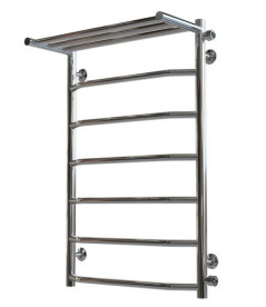 Сушка для рушників водяна Deffi Трапеція з полицею П7 500х800 бічне праве підключення хром C.TP.80.50.7.C.C