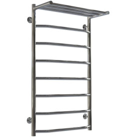 Сушка для рушників водяна Deffi Трапеція з полицею П8 500х900 нижнє підключення хром C.TP.90.50.8.C.A