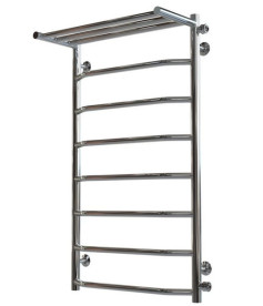 Сушка для рушників водяна Deffi Трапеція з полицею П8 500х900 бічне праве підключення хром C.TP.90.50.8.C.C