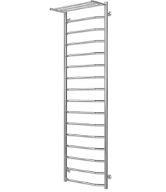 Полотенцесушитель водяной Deffi Трапеция с полкой П16 500х1700 нижнее подключение хром C.TP.170.50.16.C.A