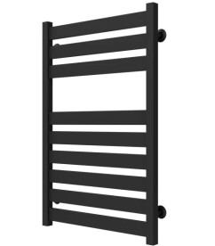 Сушка для рушників водяна Deffi Victoria П9 500х800 бічне ліве підключення чорний A.VI.80.50.9.B.B