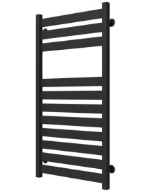 Сушка для рушників водяна Deffi Victoria П11 500х1000 бічне праве підключення чорний A.VI.100.50.11.B.C