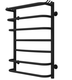 Сушка для рушників водяна Deffi Юність П7 400х700 нижнє підключення чорний C.YU.70.40.7.B.A