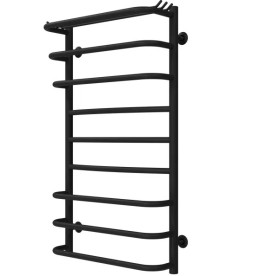 Полотенцесушитель водяной Deffi Юность П9 500х900 нижнее подключение черный C.YU.90.50.9.B.A