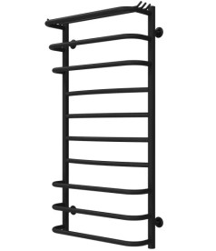 Полотенцесушитель водяной Deffi Юность П10 500х1000 боковое левое подключение черный C.YU.100.50.10.B.B