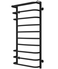 Сушка для рушників водяна Deffi Юність П10 500х1000 бічне праве підключення чорний C.YU.100.50.10.B.C