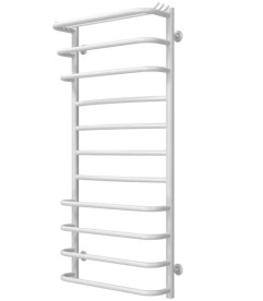 Полотенцесушитель водяной Deffi Юность П11 500х1100 нижнее подключение белый C.YU.110.50.11.W.A