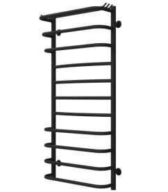 Полотенцесушитель водяной Deffi Юность П11 500х1100 боковое правое подключение черный C.YU.110.50.11.B.C