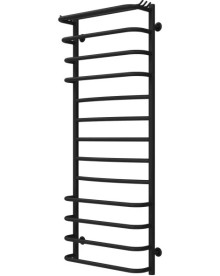 Полотенцесушитель водяной Deffi Юность П13 500х1300 нижнее подключение черный C.YU.130.50.13.B.A