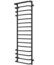 Сушка для рушників водяна Deffi Юність П16 500х1600 нижнє підключення чорний C.YU.160.50.16.B.A