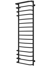 Сушка для рушників водяна Deffi Юність П16 500х1600 бічне праве підключення чорний C.YU.160.50.16.B.C