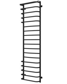 Полотенцесушитель водяной Deffi Юность П18 500х1800 нижнее подключение черный C.YU.180.50.18.B.A