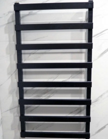 Рушникосушка водяна Genesis-Aqua Basis 80x53 см чорний GA-10001