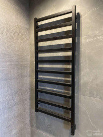 Полотенцесушитель водяной Genesis-Aqua Bud 120x53 см черный GA-30003