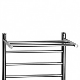 Полотенцесушитель водяной Navin Классик с полкой 500х800 мм нержавеющая сталь хром 00-024021-5080