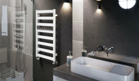 Сушка для рушників водяна Terma Vivo 115х40 см SX Ral 9016 soft білий WGVOV115040KS96SX