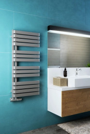 Полотенцесушитель водяной Terma Warp S 111х50 см GD Ral 7042 серый WGWAS111050K742GD