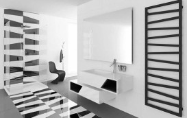 Полотенцесушитель водяной Terma Zigzag 131х50 см SX Ral 9005 mat черный матовый WGZIG131050K9M5SX