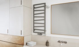 Полотенцесушитель водяний Terma ZigZag 835х500мм сталь чорний матовий WGZIG083050/SX/9005