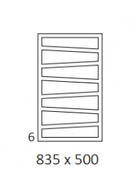 Полотенцесушитель водяний Terma ZigZag 835х500мм сталь чорний матовий WGZIG083050/SX/9005