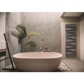 Полотенцесушитель водяной Zehnder Virando 50х122,6 см черный RB-130-050-9017