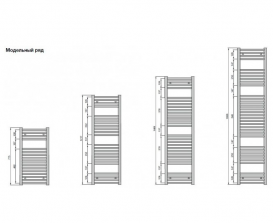 Полотенцесушитель Zehnder Aura chrome PBCZ-080-050