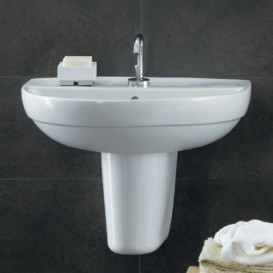 Полупьедестал для раковини Geberit Selnova фарфор білий 500.329.01.1