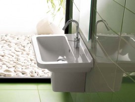 Полупьедестал для раковини Hatria Erika Pro санфаянс білий YXBK01