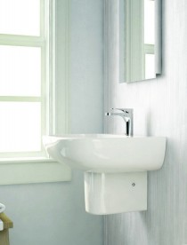 Полупьедестал для раковины подвесной ArtCeram Ten белый глянцевый TEC004 01;00