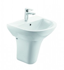 Напівп'єдестал для раковини Devit Iven санфаянс білий 0005141