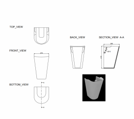 Полуп'едістал для раковини Primera Topic санфаянс білий 8160020