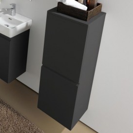 Полупенал підвісний Laufen Pro S 35х100 см петлі зліва МДФ сірий графіт H4831110954801