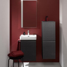 Полупенал підвісний Laufen Pro S 35х100 см петлі зліва МДФ венге H4831110954231