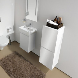 Полупенал подвесной Laufen Pro S 35х33,5х100 см петли справа МДФ белый глянцевый  H4831120954751