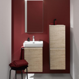 Полупенал подвесной Laufen Pro S 35х33,5х100 см петли справа МДФ светлый дуб H4831120954791