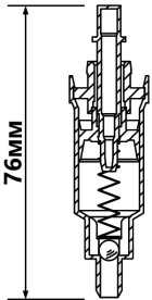 Помпа дозатора McAlpine пластик P-SOAPPUMP