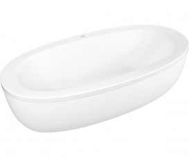 Ванна акрилова овальна PoolSpa колекція Aura 190х100 з рамою білий PWR7810ZS000000