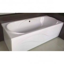 Ванна акрилова прямокутна PoolSpa колекція Gemini 170х80 з рамою білий PWPD810ZS000000