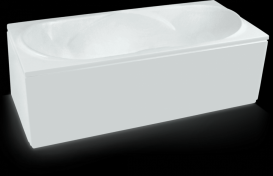 	Ванна акриловая прямоугольная PoolSpa коллекция Gemini 180х80 с рамой белый PWPD910ZS000000