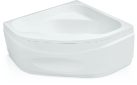 	Ванна акрилова кутова PoolSpa колекція Klio Sym 140×140 з ніжками білий PWS3610ZN000000