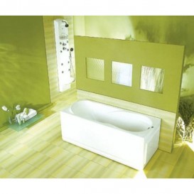 	Ванна акрилова прямокутна PoolSpa колекція Muza 150х75 з рамою білий PWPE810ZS000000