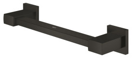 Поручень для ванни Grohe QuickFix Start Cube 30 см метал чорний матовий 410942430