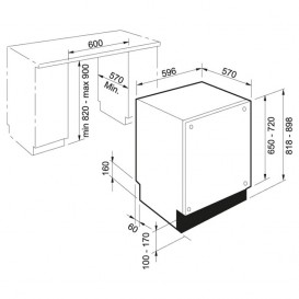 Посудомийна машина Franke FDW 613 E6P A + вбудована 117.0492.037
