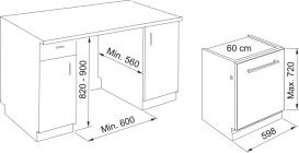 Посудомоечная машина Franke FDW 614 E5P E встраиваемая 117.0694.396