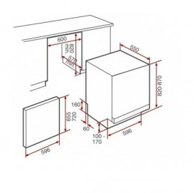 Посудомоечная машина Teka Total DW 8 57 FI встраиваемая 40782125