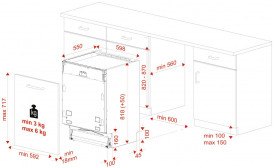 Посудомийна машина вбудована Teka DFI 46900 14 комплектов 114270005