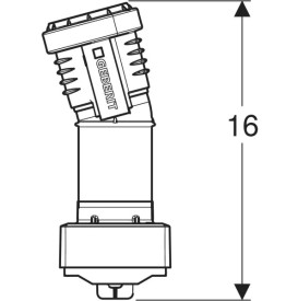 Приспособление для очистки дренажных каналов Geberit CleanLine 154.343.00.1