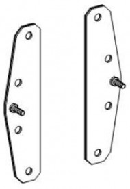 Пристосування настінного монтажу Geberit для кріплення пісуарів Selva і Tamina в пустотілій перегородці 116.068.00.1