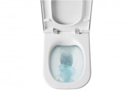 Приставной унитаз-компакт Roca Gap Rimless с двойным сливом универсальный выпуск керамика белый A342737000